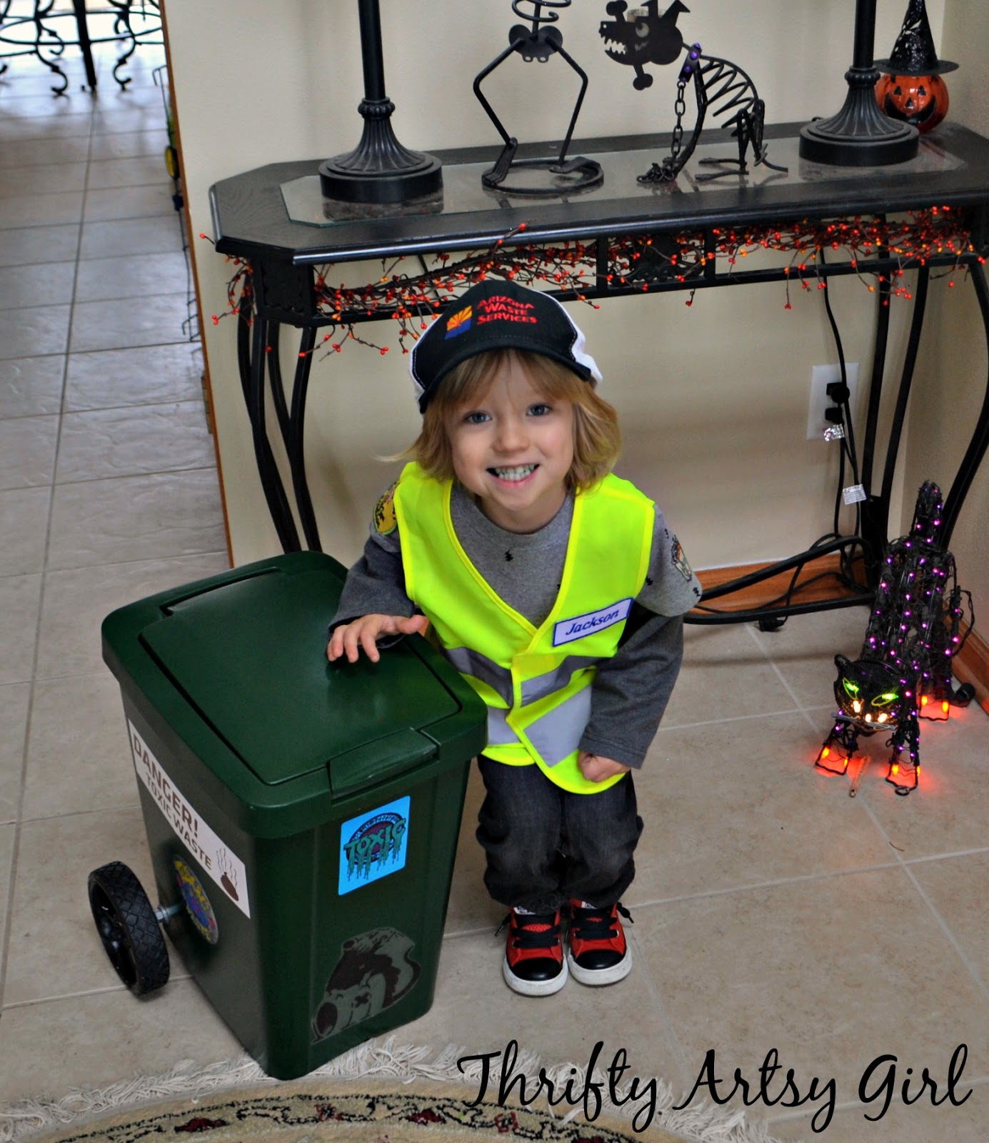 Kid's Trash Can Costume