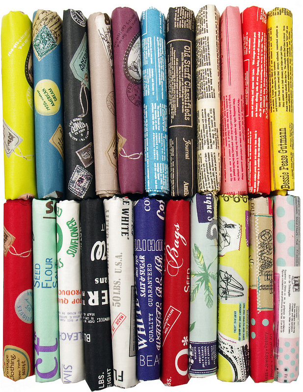 Japanese Text and Low Volume Fabrics ~ Suzuko Koseki ~ Yuwa Fabrics |  Red Pepper Quilts
