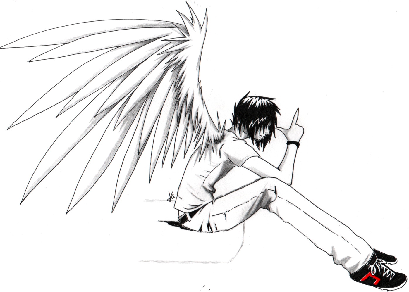 EMO Blog EMO Anime Angel Boy