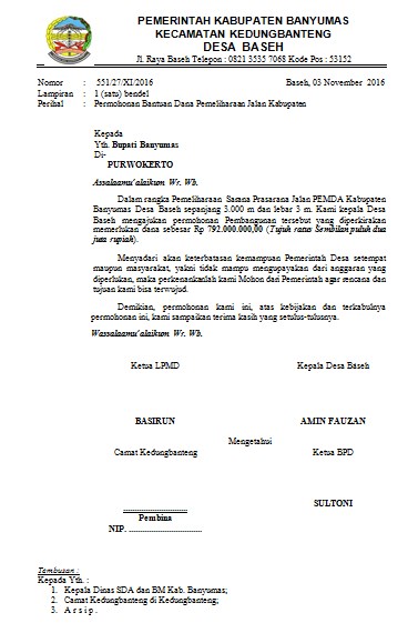 Contoh Surat Permohonan Perbaikan Jalan Dinas Pu Contoh Surat Permohonan Perbaikan Jalan Dinas Pu