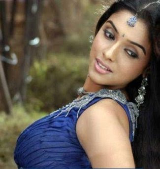 Asin In blue choli hot cleavages