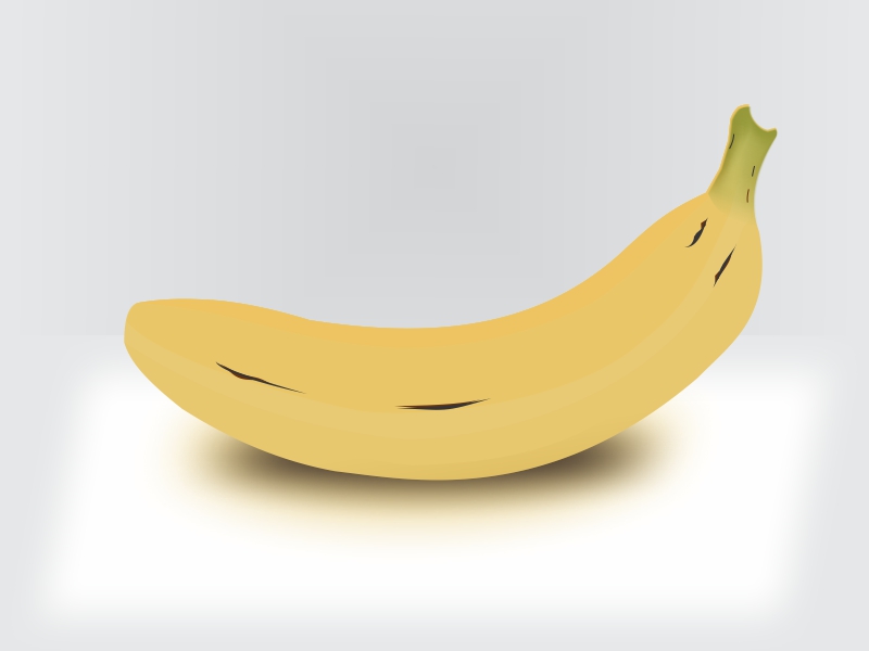 Desenho DG: Desenho de uma banana