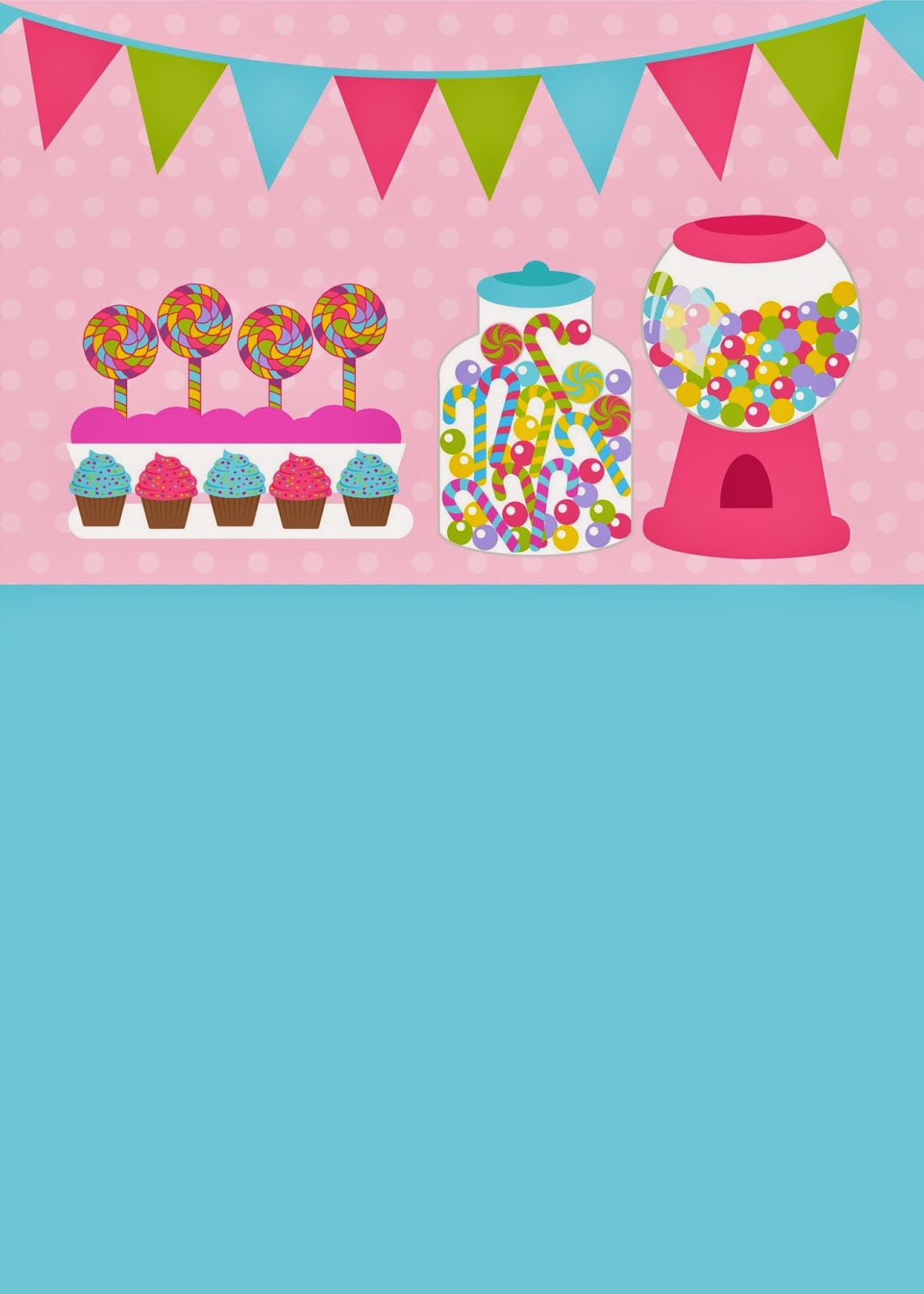 Help Festas e Personalizados Convites Prontos Candy Party Help Festas e Personalizados Convites Prontos Candy Party
