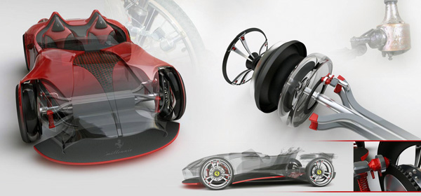 Elektrikli Kırmızı Ferrari 13 rooteto+(9)