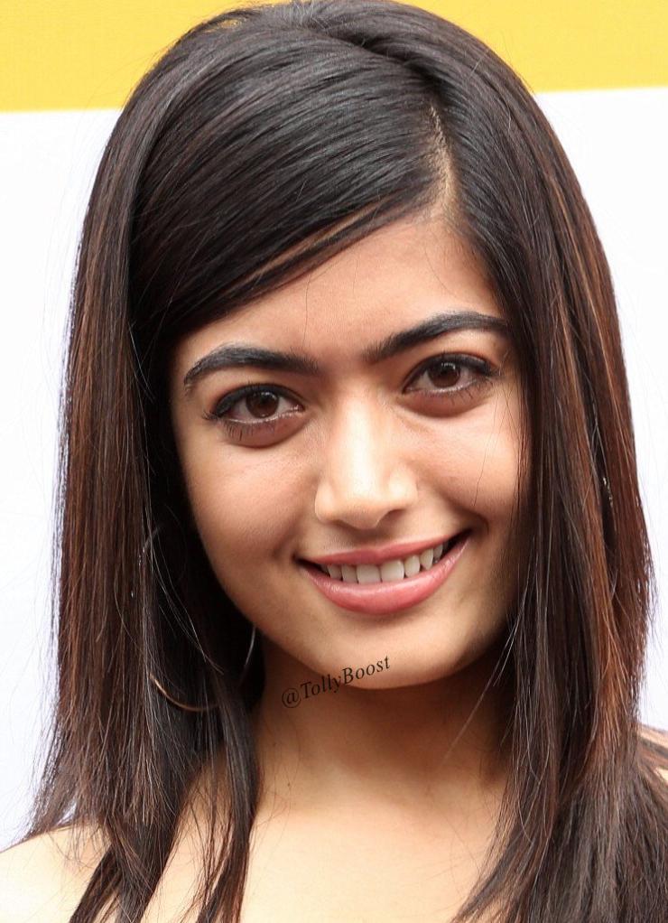 Beautiful Indian Girl Rashmika Mandanna Hot Looking Without Makeup Indian Girl Rashmika Mandanna Hot