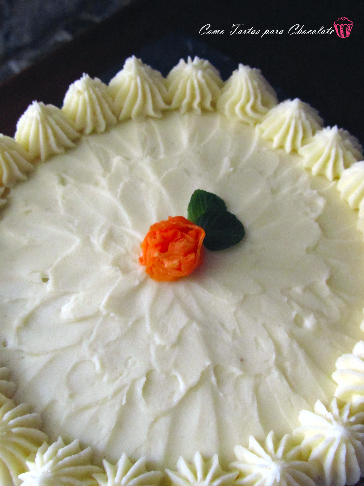 Tarta de Zanahoria y Chocolate Blanco Como Tartas para Chocolate