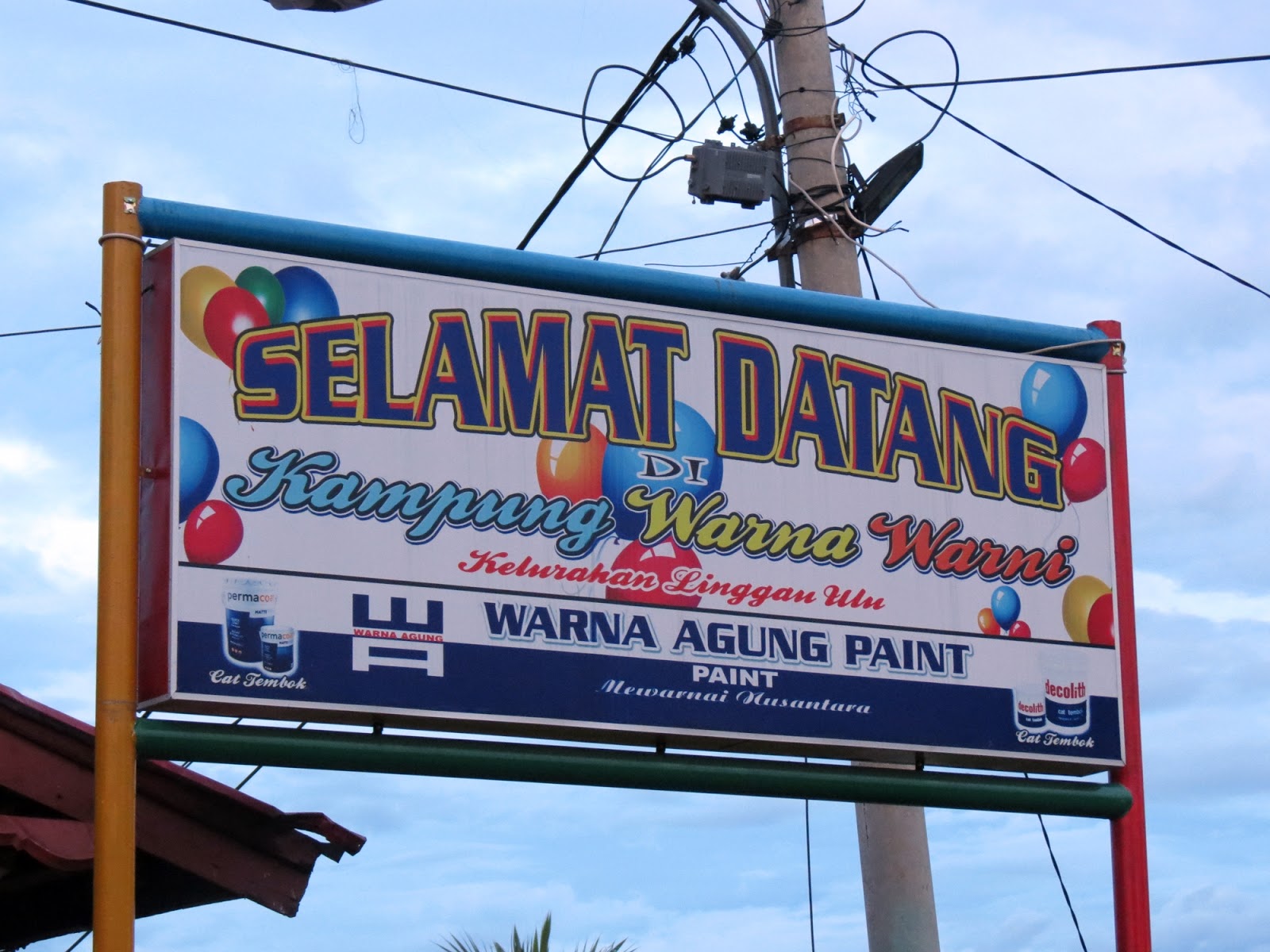 Begini Kampung Warna Warni di Lubuklinggau