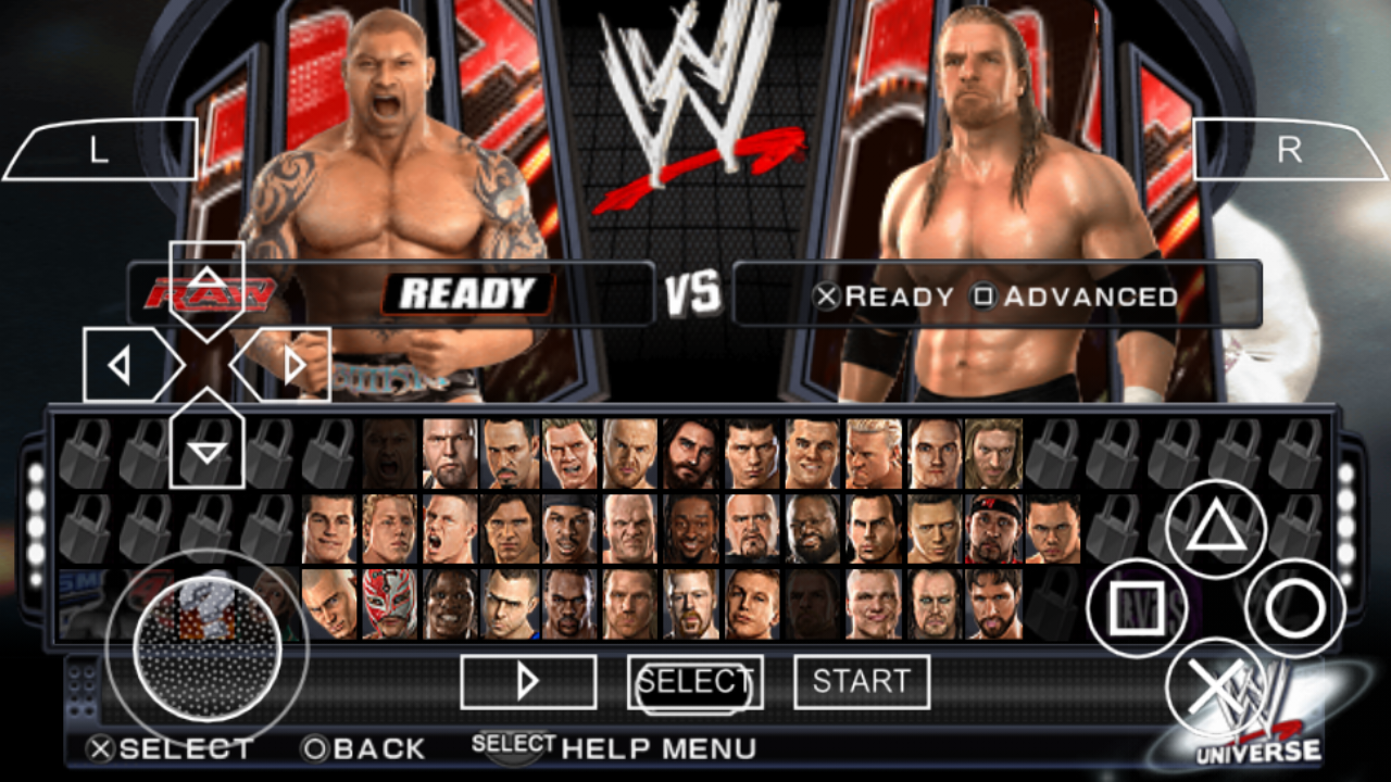 WWE SmackDown vs Raw 2011 PSP ISO For Android & PPSSPP Settings.
