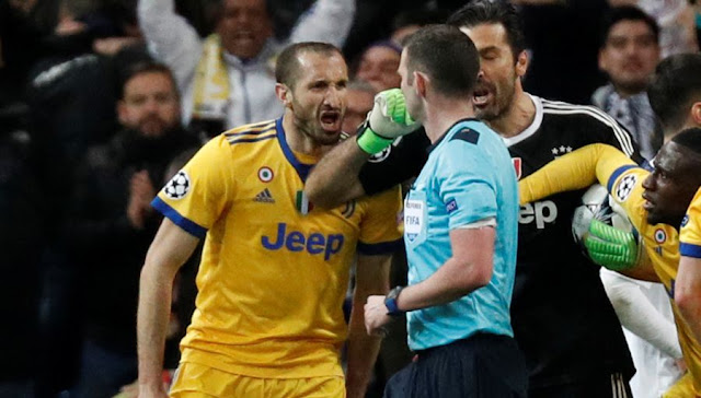 Buffon, the punishment has fallen!