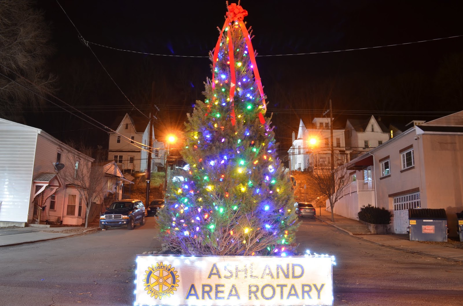 Ashland Area Rotary Purchases Borough Christmas Tree