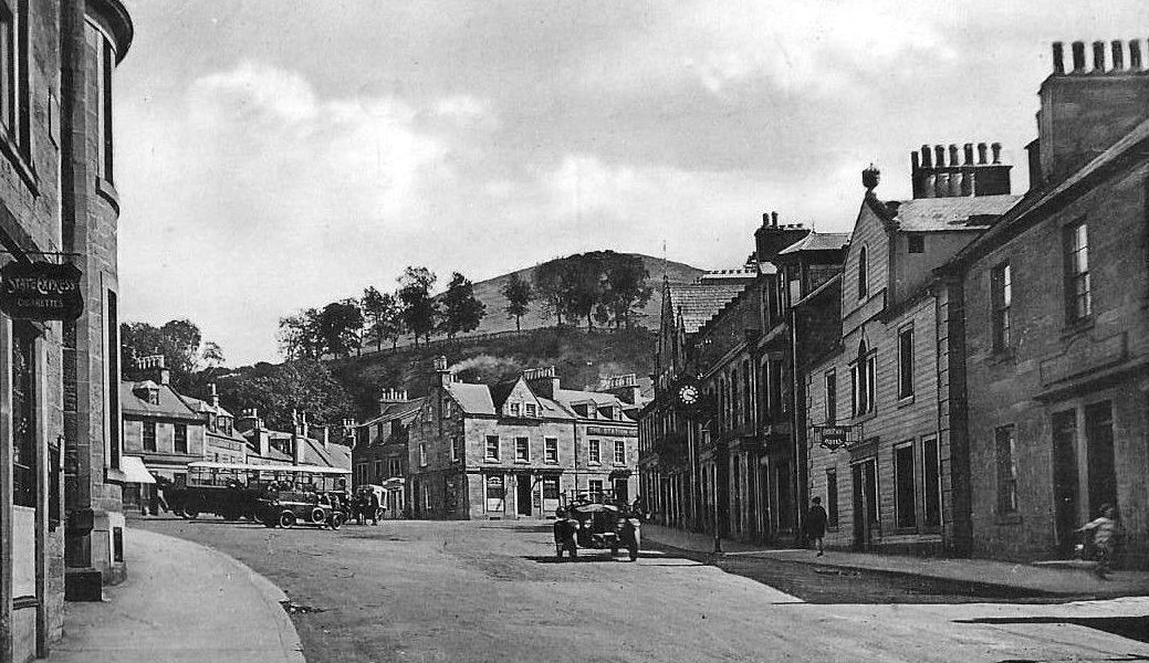 Tour Scotland Old Photographs Market Square Melrose Scotland