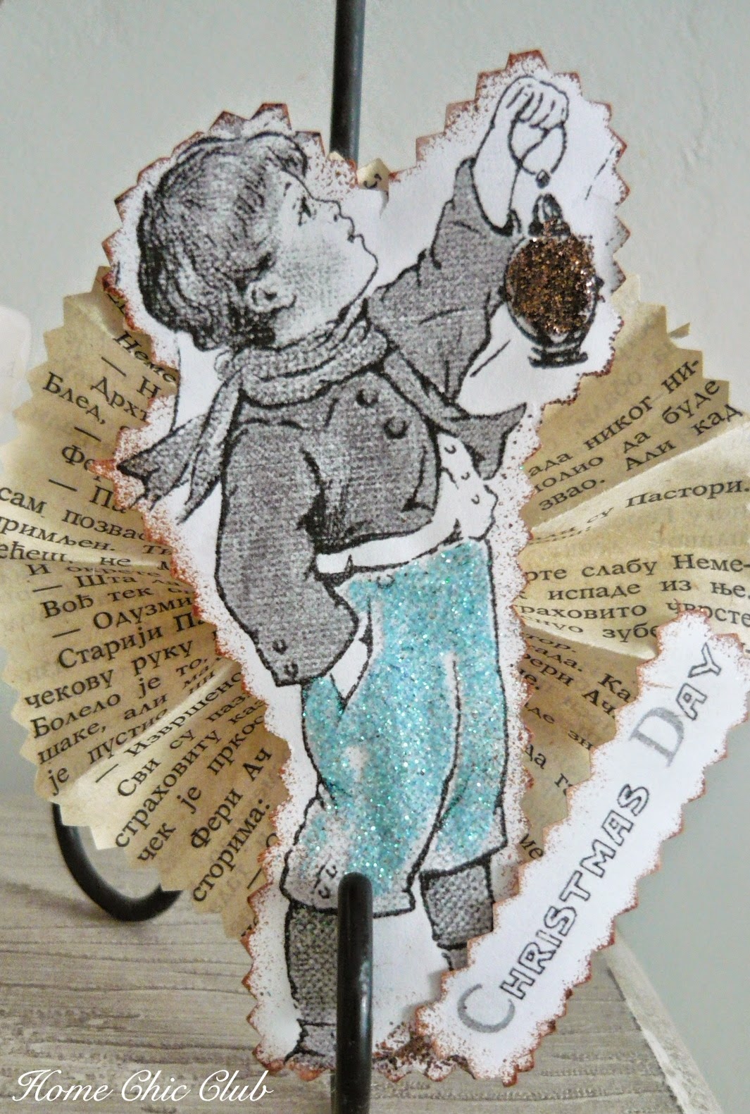 Home Chic Club Diy Vintage Shabby Chic Christmas Tree Christmas