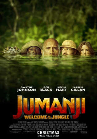 Jumanji Welcome To The Jungle 2017 HDTS 350Mb Hindi Dual Audio 480p