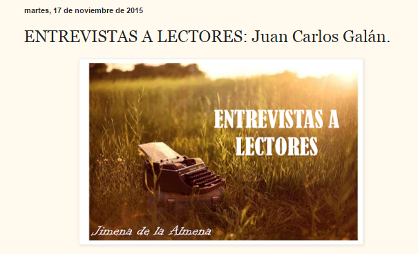 El blog de Juan Carlos, Entrevistas a lectores