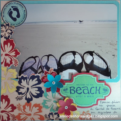 scrapbook summer beach férias praia