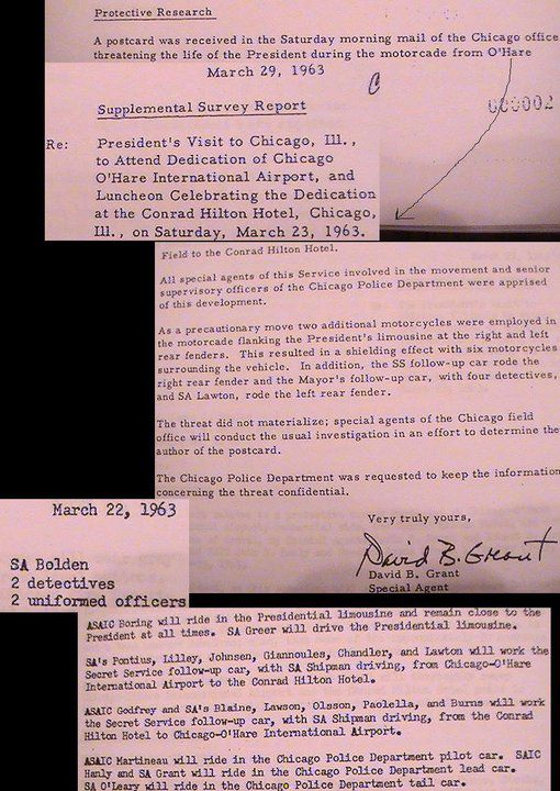 JFK'S 3/23/63 CHICAGO TRIP: SA Abe Bolden is part of the security team
