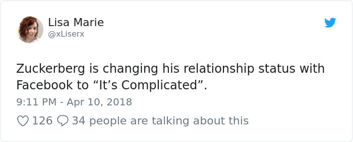 30 Hilarious Tweets Show The World's Reaction To Mark Zuckerberg's Testimony 30 Hilarious Tweets Show The World's Reaction To Mark Zuckerberg's Testimony