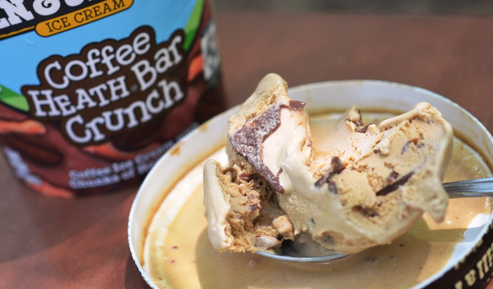 food and ice cream recipes REVIEW Ben & Jerry's Coffee Heath Bar Crunch