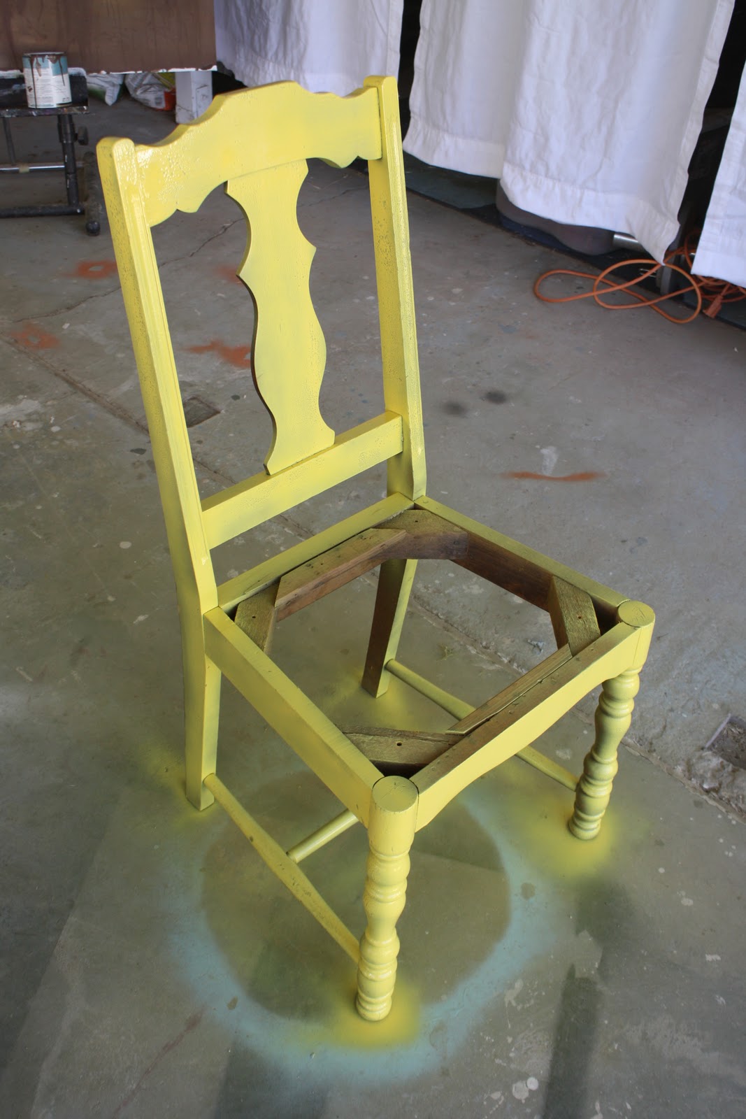 D.I.Y. Cupcake Dining Room Chair Before and After