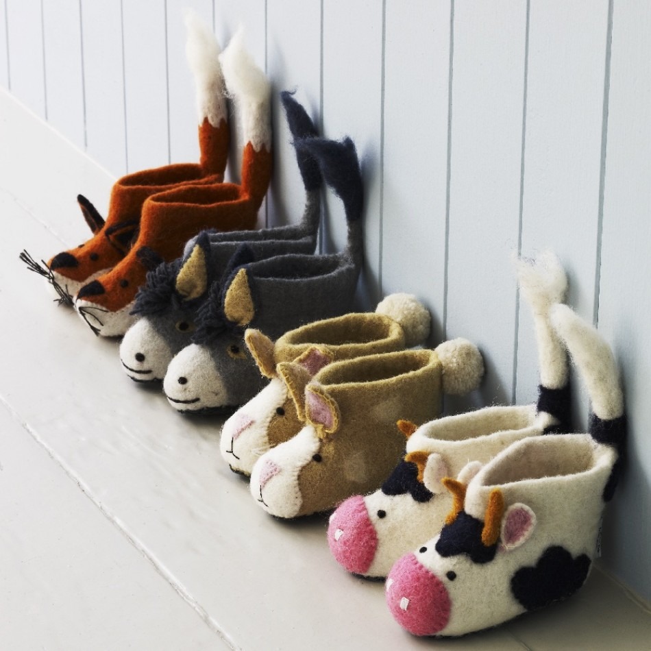 boys animal slippers