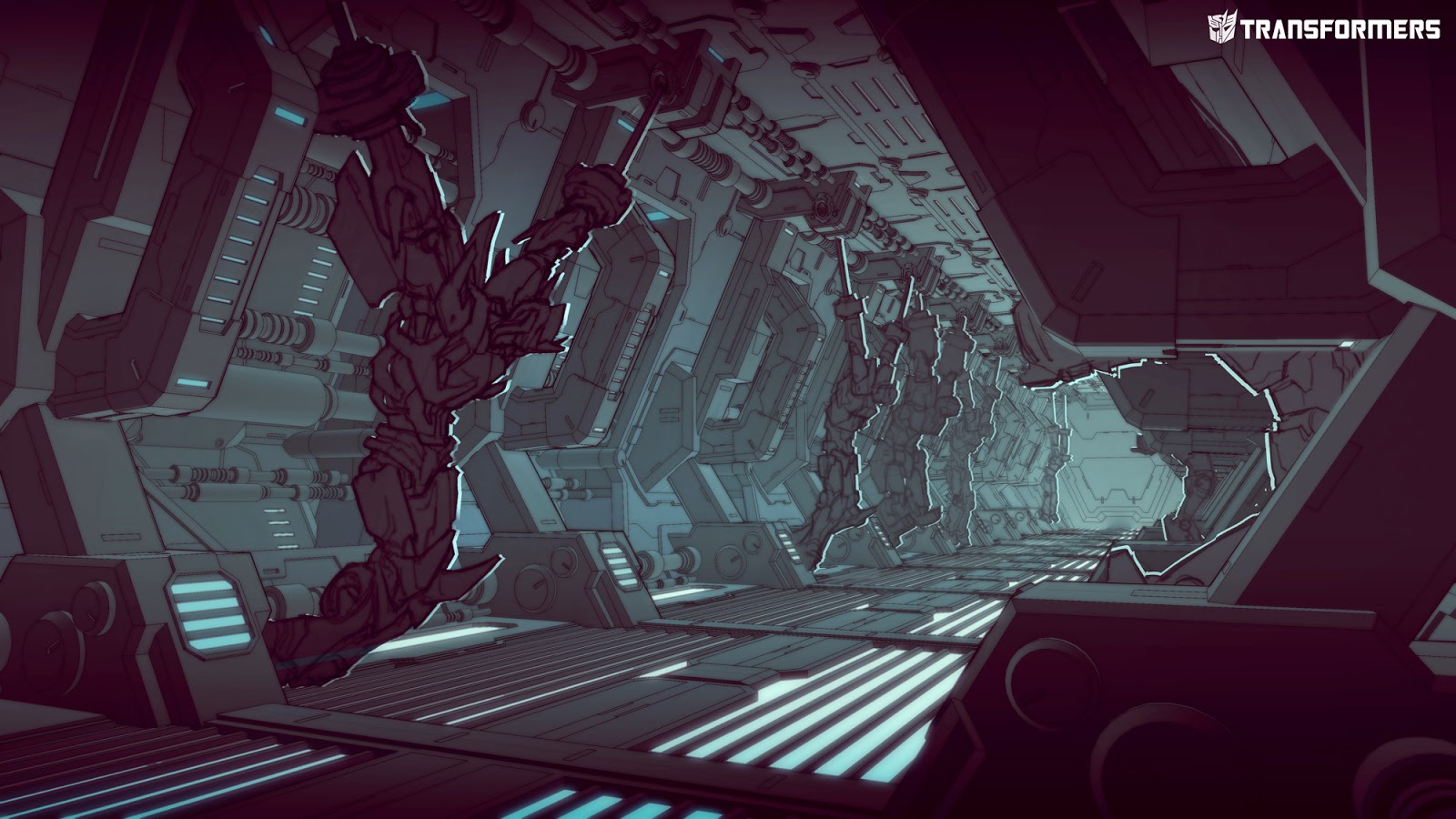 jason park INT Decepticon Prison Hold Transformers Prime Season 2 BGs