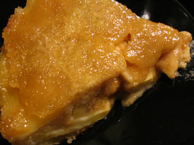 Caramelized Corsican Apple Tart Slice