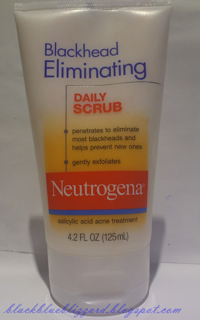 neutrogena, blackheal eliminating daily scrub, cleanser, scrub cleanser, drugstore cleanser, acne treament, blackhead cleanser