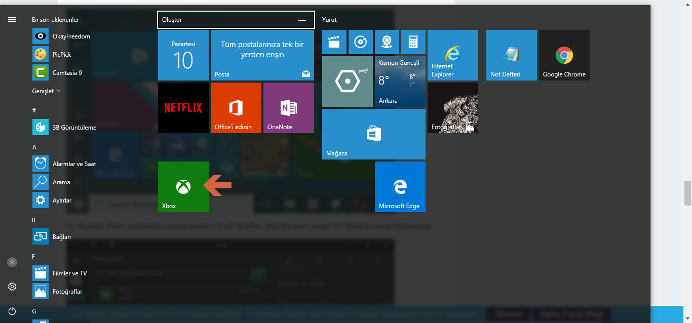 Windows 10'daki Oyun Çubuğu için klavye kısayollarını değiştirmenin 2 yolu 6 oyun%2B%25C3%25A7ubu%25C4%259Fu 7