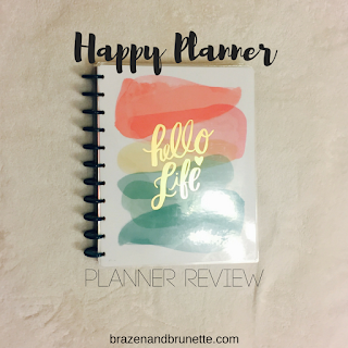 Happy Planner planner review | brazenandbrunette.com