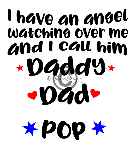 Kwhickoxdesigns Com Father S Day In Heaven Svg Dxf Cutting Files