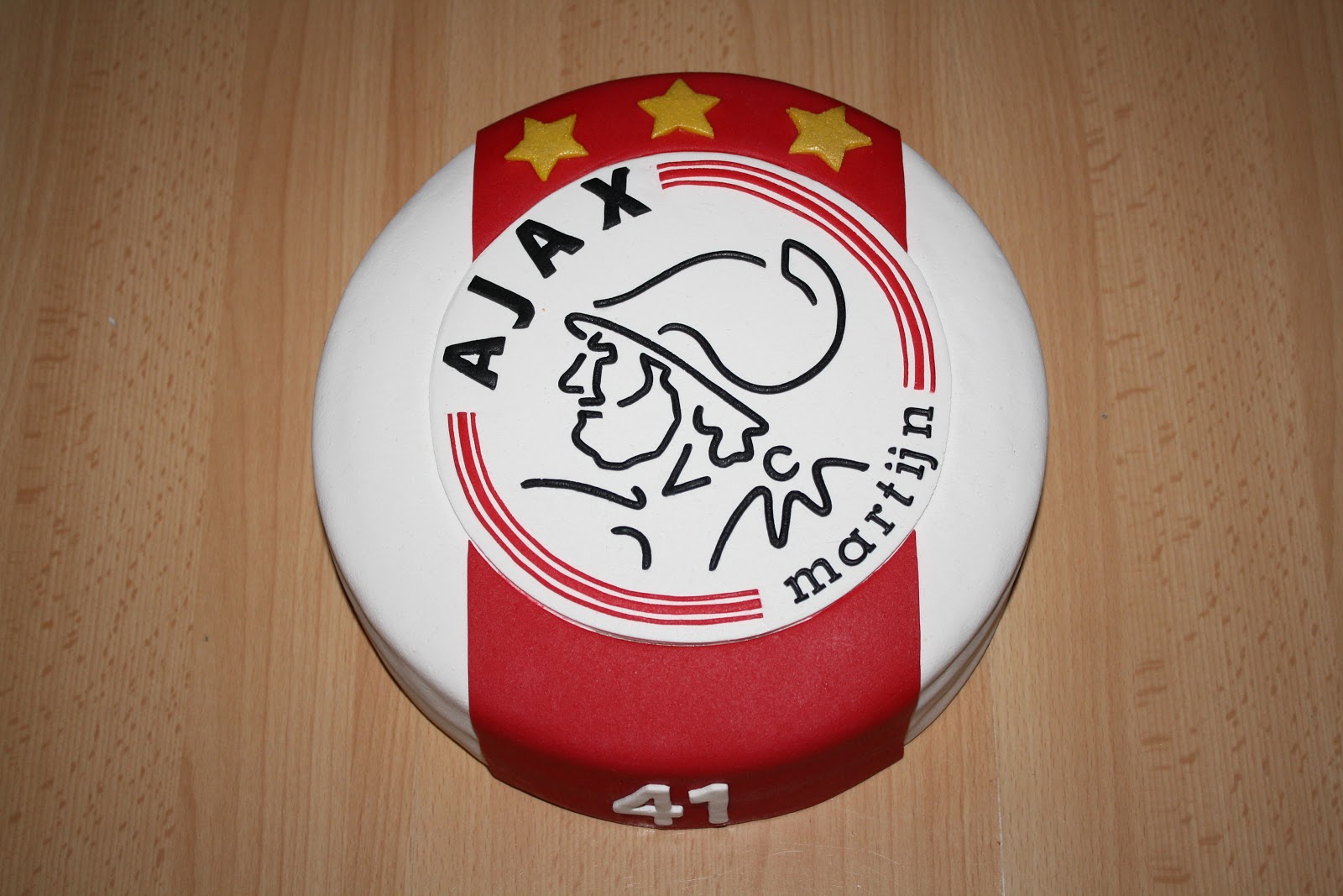 Wonderbaar Karin's Taarten: Ajax-taart (met 3 sterren!) XH-05