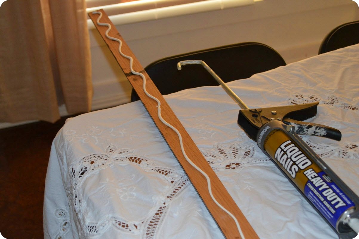 Mrs. Do It Herself DIY How to Install a Transition for Uneven Floors