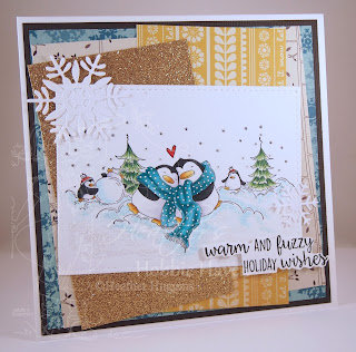 Heather's Hobbie Haven - Warm and Fuzzy Penguins Card Kit
