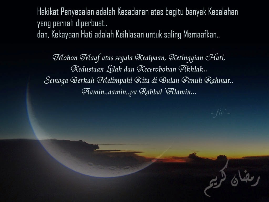 Ramadhan Tiba Sang Gelap