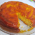 Bolo invertido de banana caramelizada