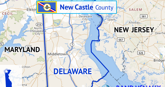 Map Of Northern Delaware Geofact Of The Day: Mermaid, Delaware