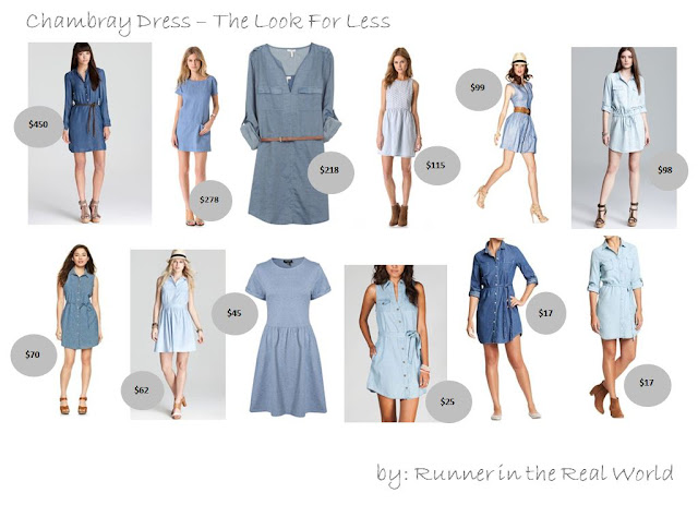 Runner in the Real World: The Look for Less: Chambray Dress