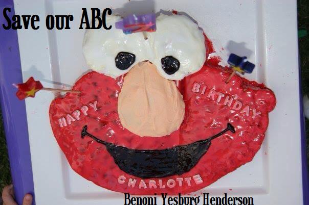 Elmo Cake Save Our ABC 