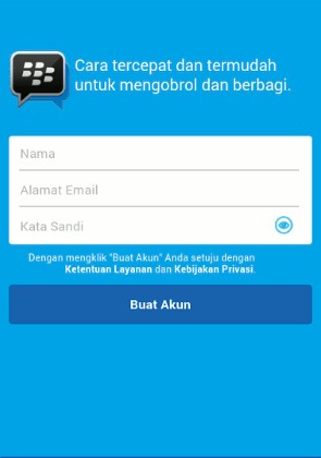 Cara Mudah Daftar Akun BBM Di Android Cara Mudah Daftar Akun BBM Di Android
