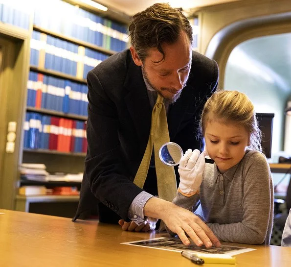 Crown Princess Victoria, her children Princess Estelle and Prince Oscar visited The Royal Collections