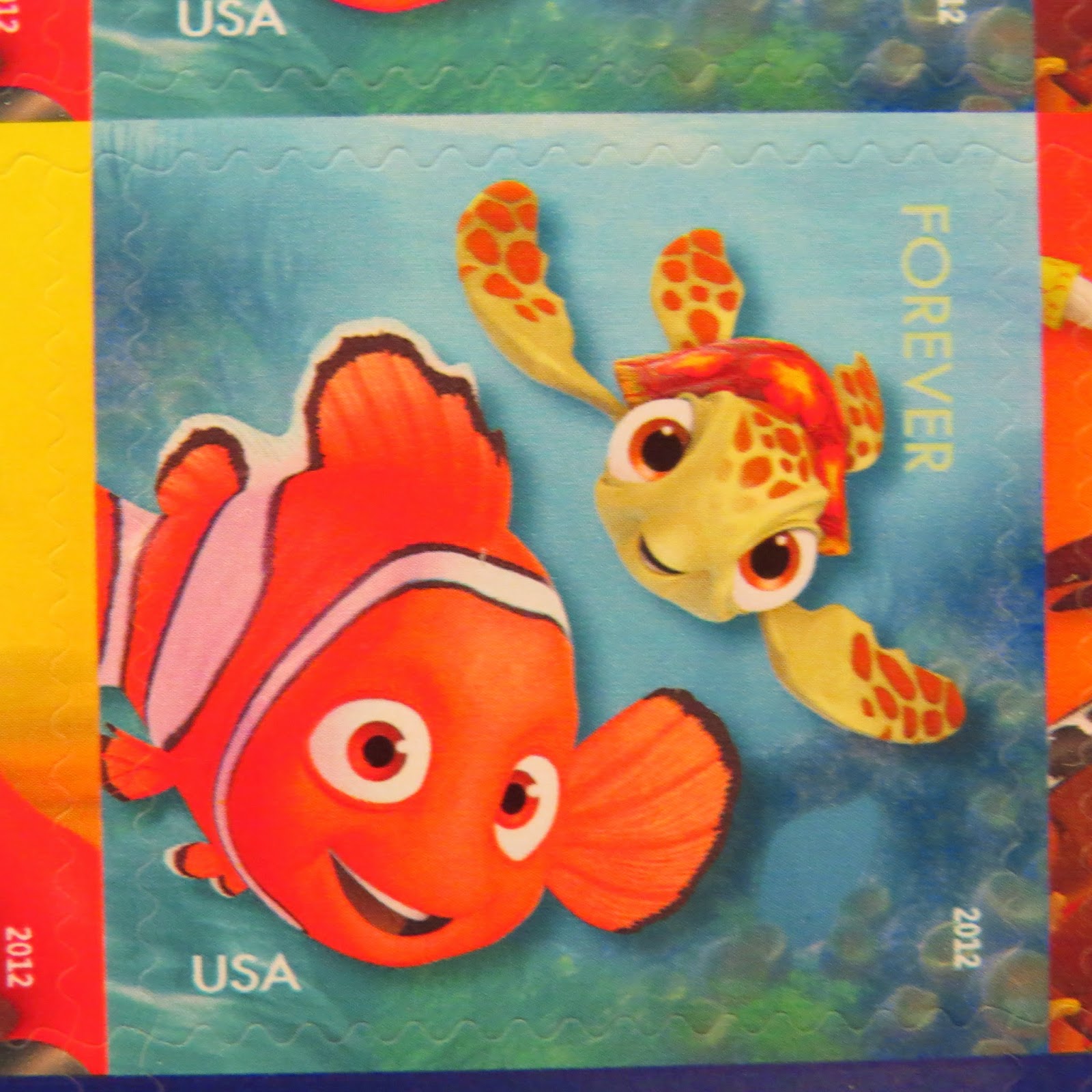 It has grown on me! MailaSmile, Disney•Pixar Stamps USPS Forever