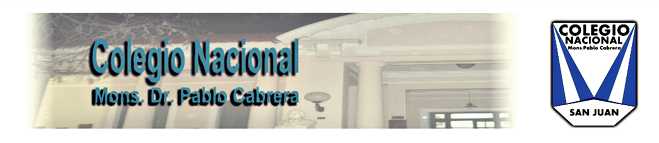 Colegio Nacional Mons. Dr. Pablo Cabrera | Sitio Oficial