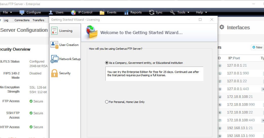 Cerberus FTP Server Enterprise 13.2.0 for ios instal