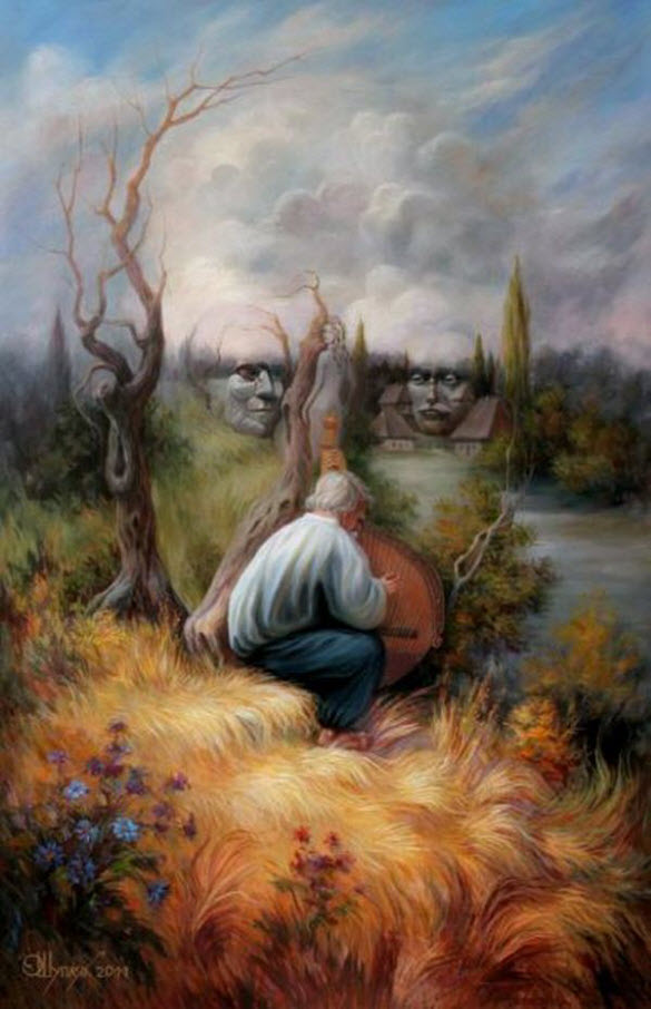 Pinturas de Oleg Shuplyak - Incríveis ilusões 