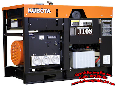 Máy phát điện Kubota 8kva J108