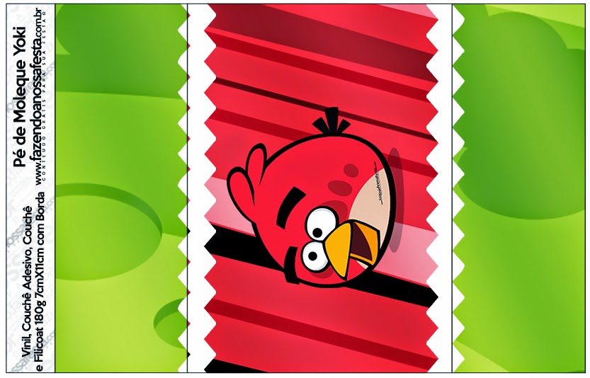 Angry Birds: Etiquetas Candy Bar para Imprimir Gratis. Etiquetas de Angry Birds para imprimir gratis.