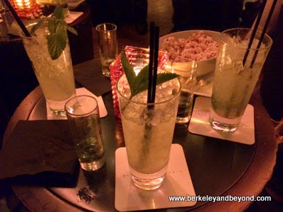 Chartreuse Swizzle in Clock Bar at Westin St. Francis in San Francisco Chartreuse Swizzle in Clock Bar at Westin St. Francis in San Francisco