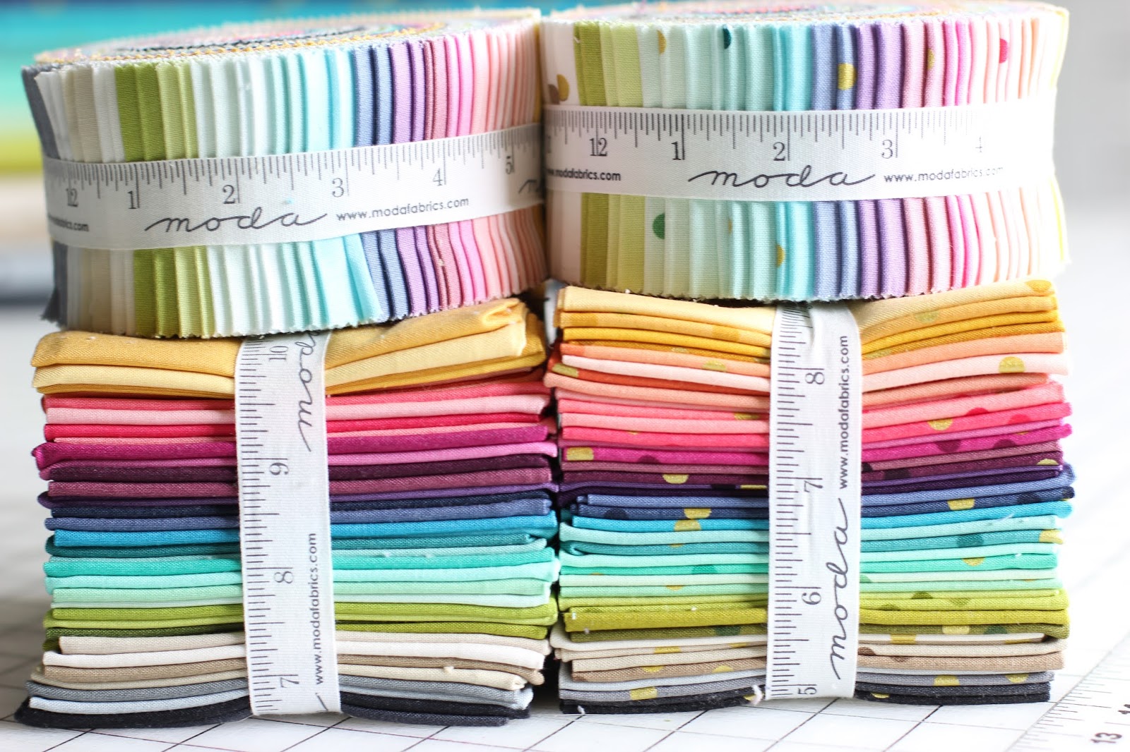 V and Co. New Ombre Confetti Metallic Fabric by V and Co. for Moda