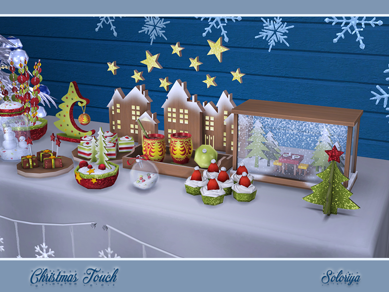 soloriya Christmas Touch. Sims 4