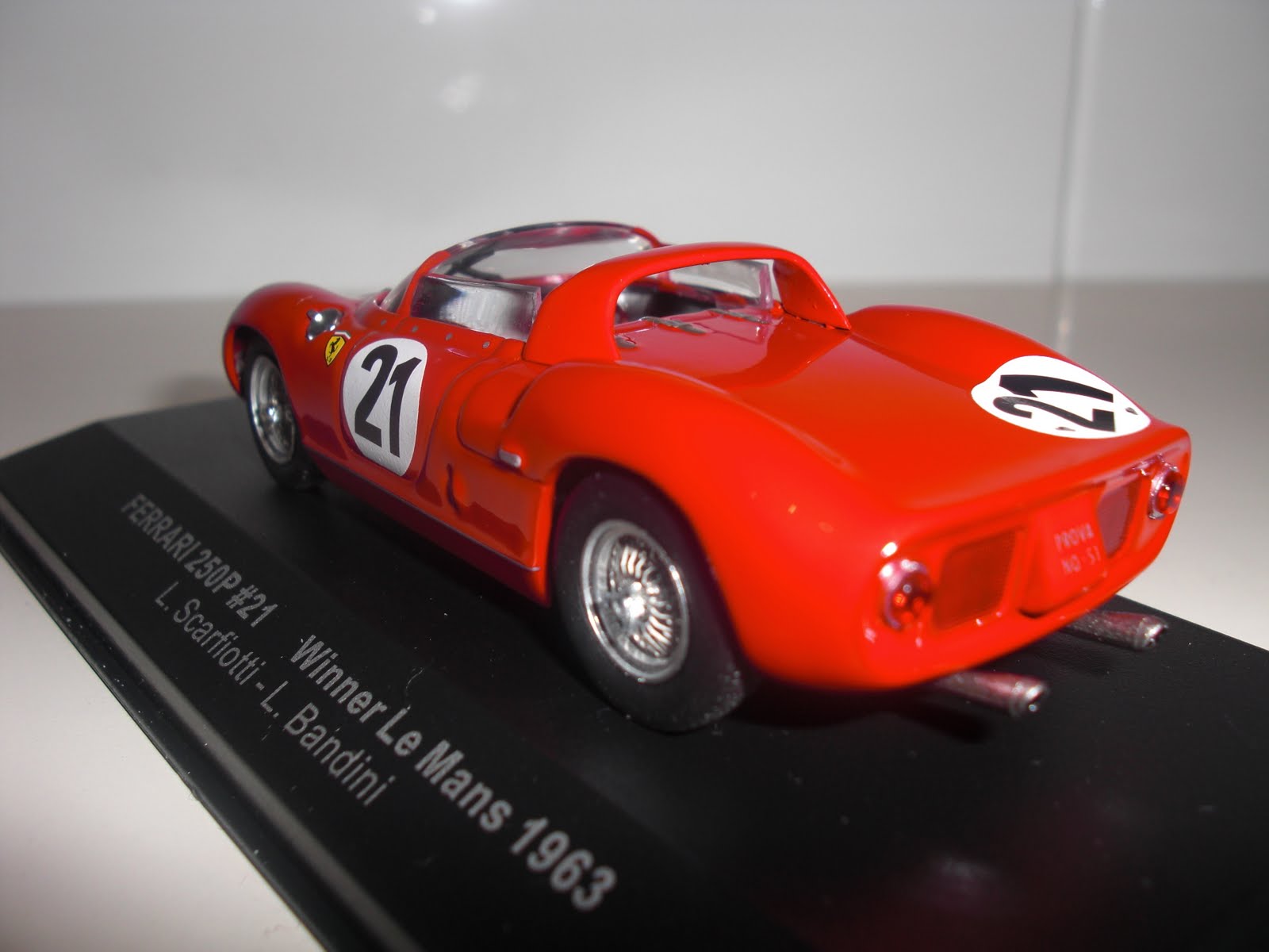 Diecast Model Cars Ferrari 250 LM 1/43 Look Smart LM RHD No.14 24h Le Mans 1968 M Gregory C Kolb 1
